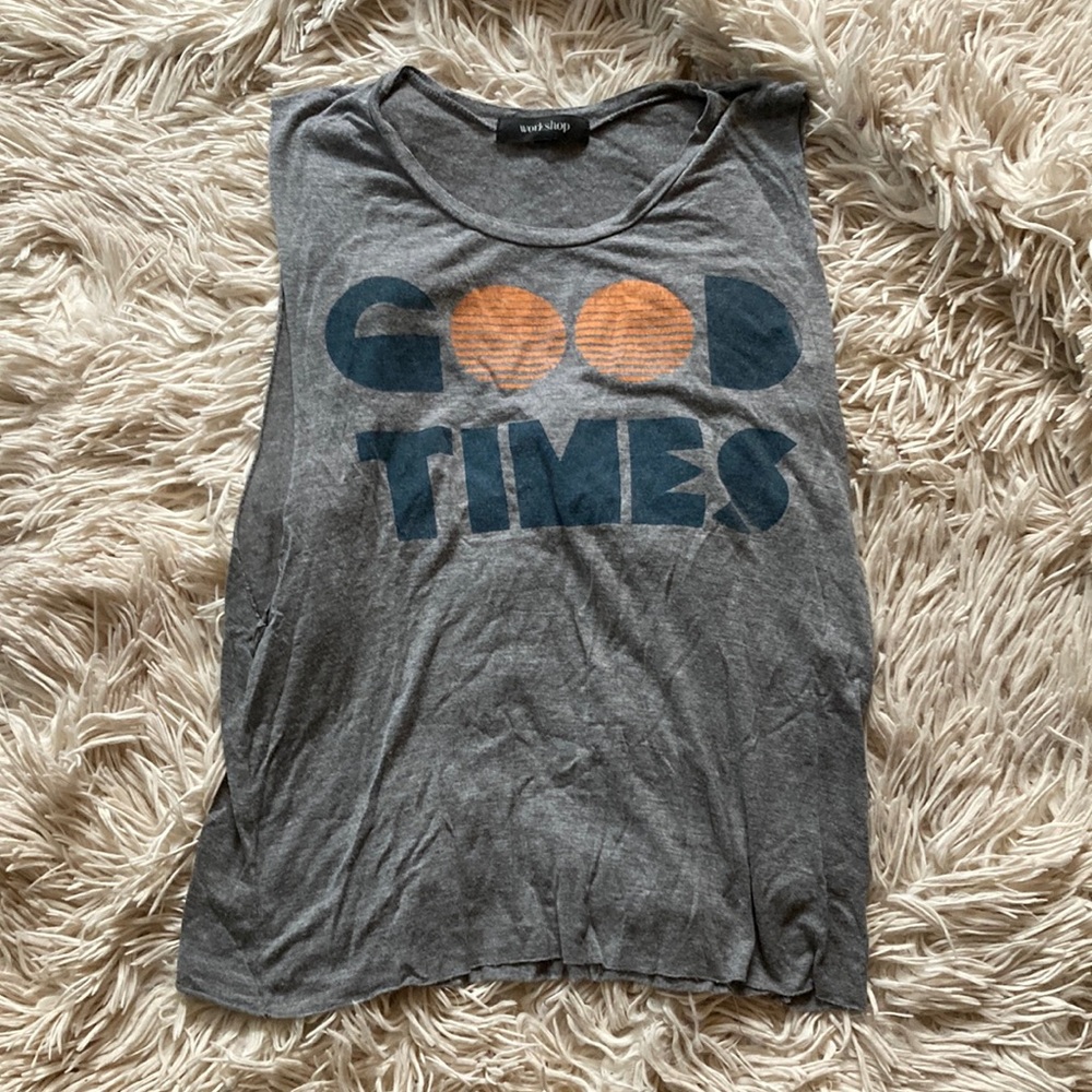 Women’s “Good times” muscle tee